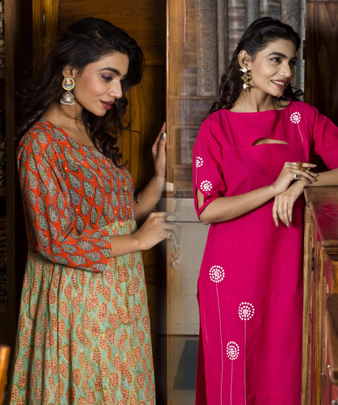 Buy Indo-western kurtis and Cotton Kurtas