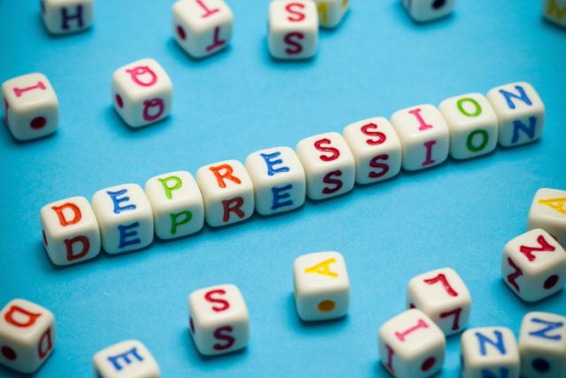 depression spelled out