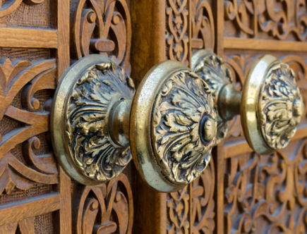 Pooja Room Door Design