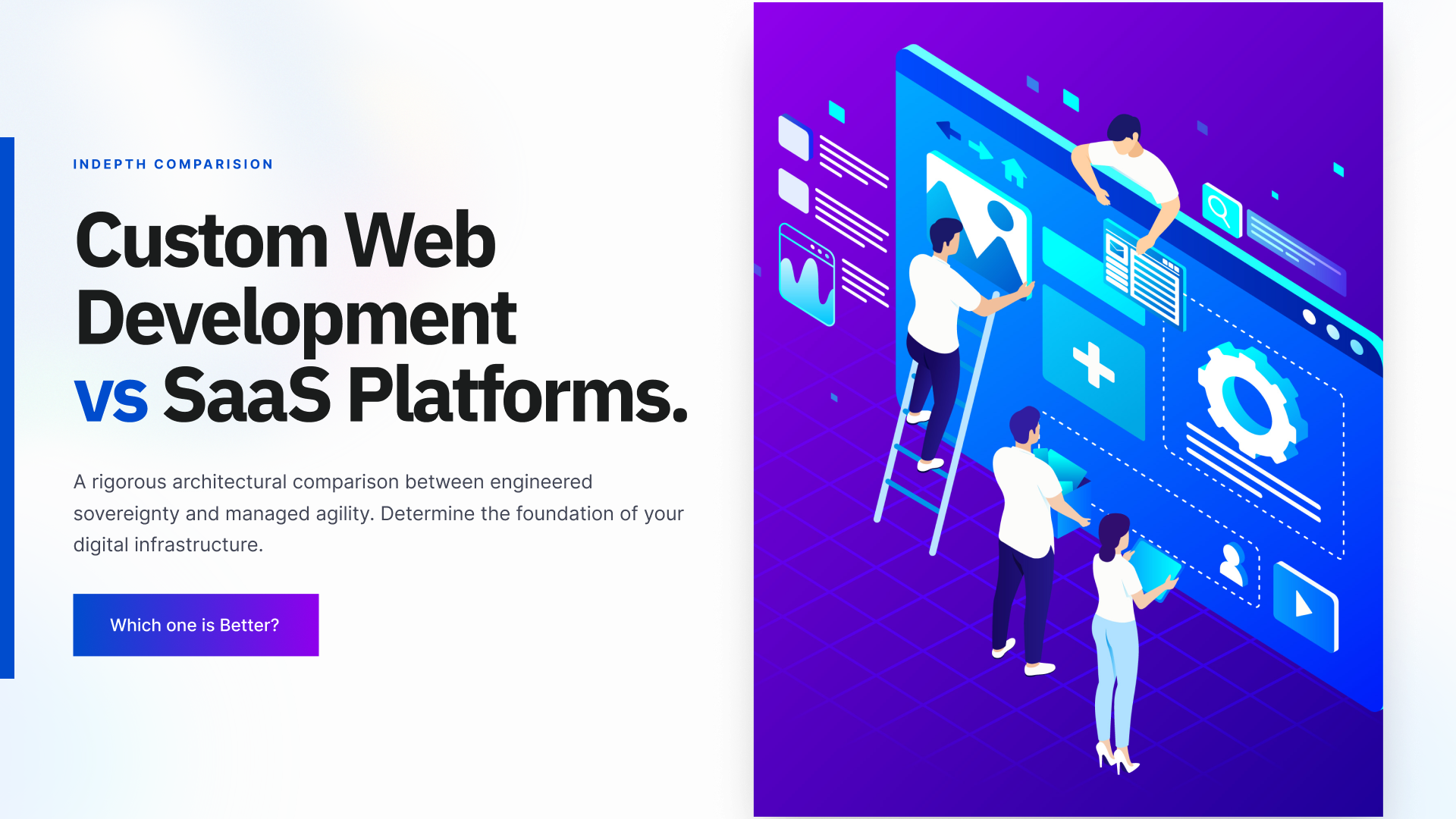 Custom Web Development vs SaaS Platforms: What’s Better for Business?